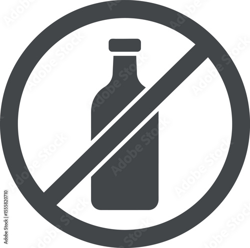  No Alcohol Sign: Prohibited Drinks & Restricted Area