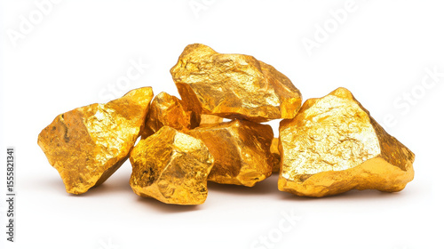Shiny gold nuggets representing wealth and investment opportunities in precious metals