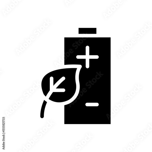 Eco battery icon