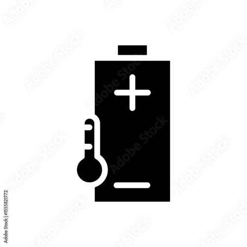 Battery temperature icon