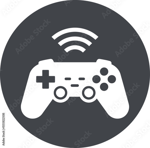 Wireless Gaming Controller Icon - E-sports & Entertainment
