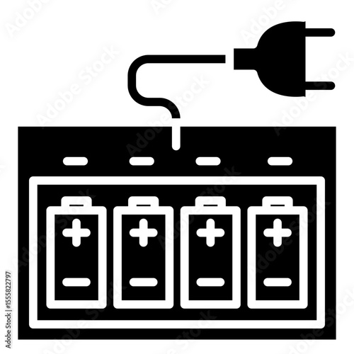 Battery charger unit icon