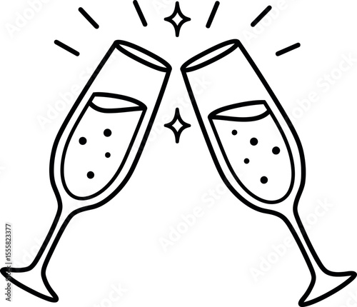 Champagne Toast Celebration - Cheers Event & Success