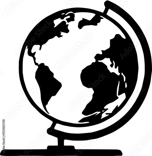 globe icon vector,Earth globe icons. earth hemispheres with continents. vector world map,earth globe silhouette icon on white background