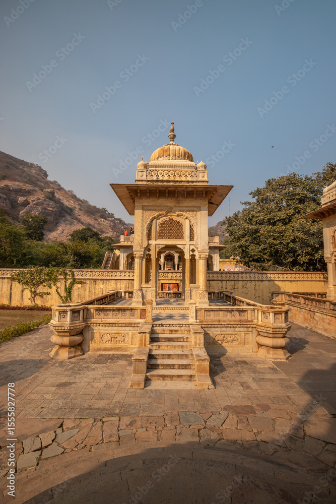 Fototapeta premium Sawai Madho Singh II’s tomb in Jaipur, Rajasthan, India