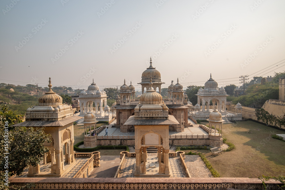 Fototapeta premium Sawai Madho Singh II’s tomb in Jaipur, Rajasthan, India