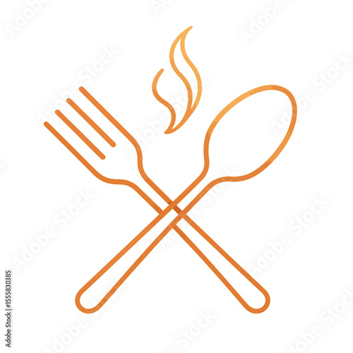 Cafeteria - Utensils with steam swirl integration