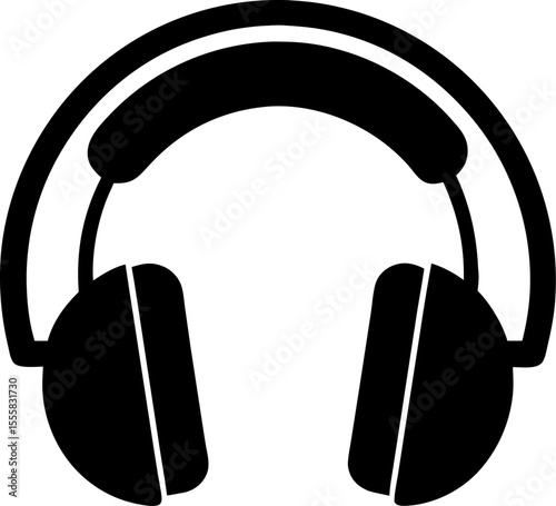 headphones isolated on white background