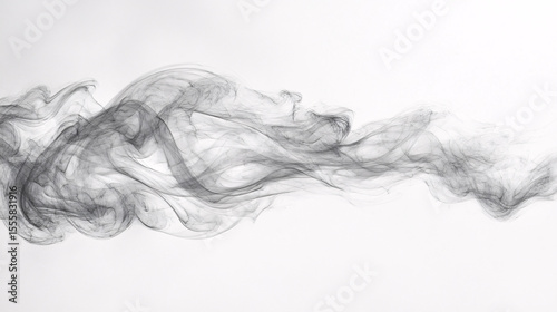 Flowing smoke patterns abstract environment digital art minimalist background creative perspective