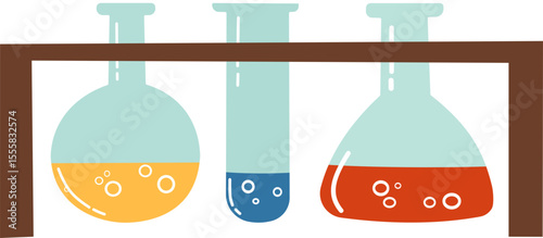 illustration of a bottle reaction