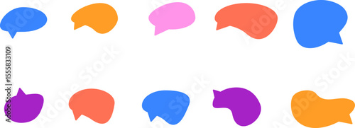 speech bubbles icon. communication symbols. Speak bubble text. message bubbles show chat bubble. chat or talk bubbles balloon
