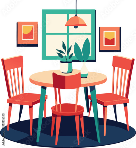 living room interior with furniture