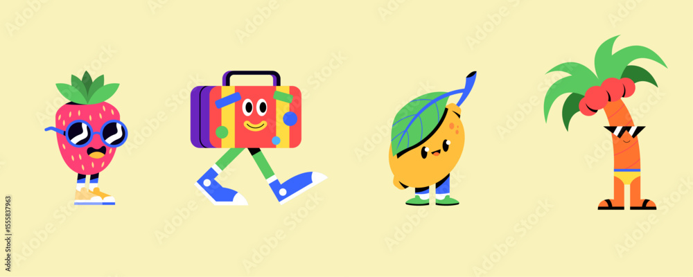 Obraz premium SUMMER_CHARACTERS_03