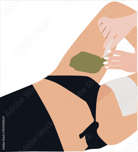 thigh waxing.groin waxing.intimate hair removal