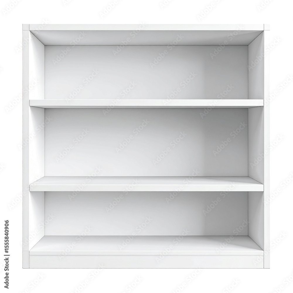 3D white cube shelf icon isolated on transparent background. PNG 3D white cube shelf icon isolated on transparent background. PNG