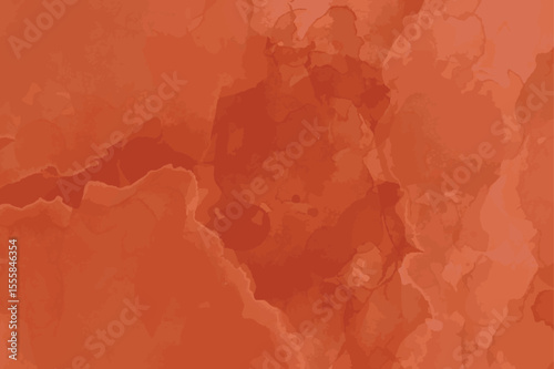 Hand Painted Red Watercolor Background