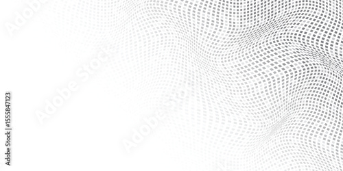 Abstract background dotted halftone gradient texture. Vanishing polka dot background. Repeating dot modern art design illustration