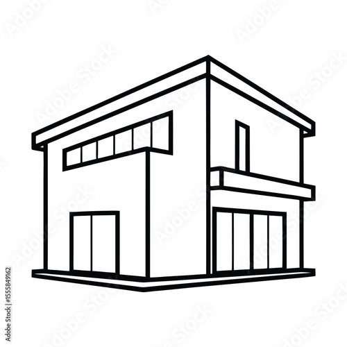 sketch of house