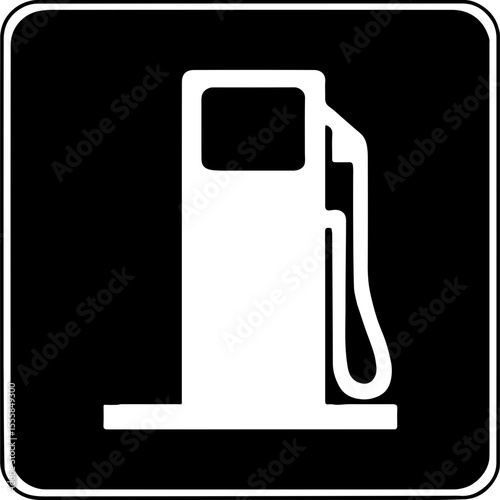 gas pump icon vector,Gasoline pump icon ,Retro gas station pump,Vector illustration of red gas station with petrol pump. Isolated on white. Flat style