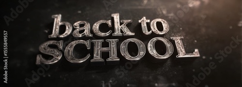 background with text back to school