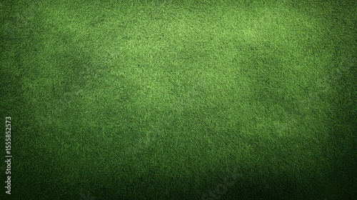 Green football soccer field grass texture background wallpaper with copy space.