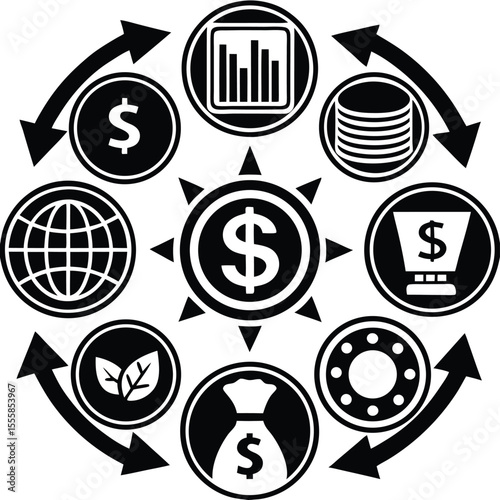 currency exchange-icon-pack-set