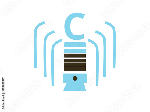 Adobe IllustratoAn innovative logo collection featuring the letters A to Z combined with wireless communication tower symbols and signal waves. Each design includes a monogram letter placed c