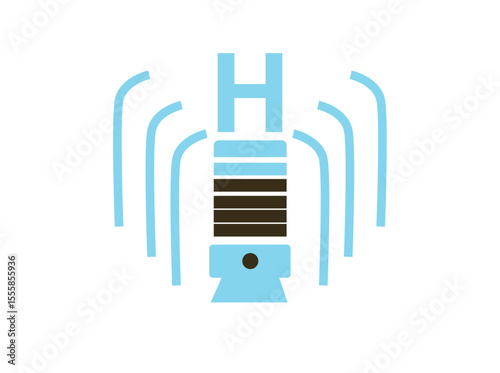 Adobe IllustratoAn innovative logo collection featuring the letters A to Z combined with wireless communication tower symbols and signal waves. Each design includes a monogram letter placed H