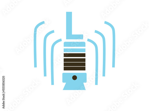 Adobe IllustratoAn innovative logo collection featuring the letters A to Z combined with wireless communication tower symbols and signal waves. Each design includes a monogram letter placed ar l