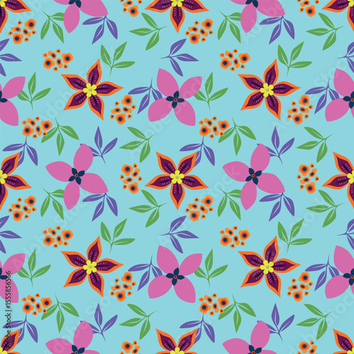 vintage floral seamless pattern. Rich with nostalgia and classic elegance, this pattern evokes the charm of a bygone era for print and textile