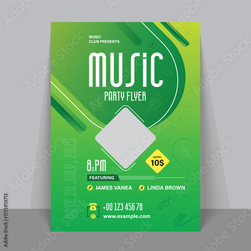 Music Party Flyer Design