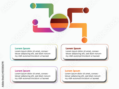 A flow direction business infographic is a visual tool that presents the steps of a business process in a sequential and easily understandable manner. By using arrows, icons, and a5656565656