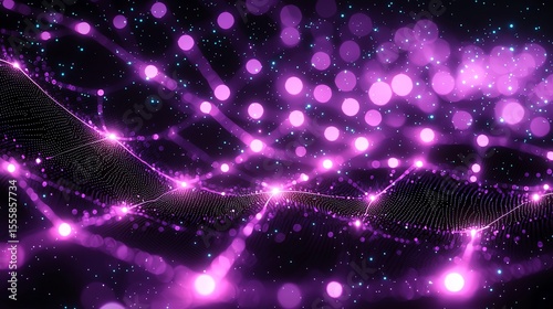 Futuristic Neural Network Circuit Pattern