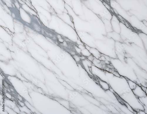 Elegant white marble texture with natural grey veins a luxurious background for design projects.