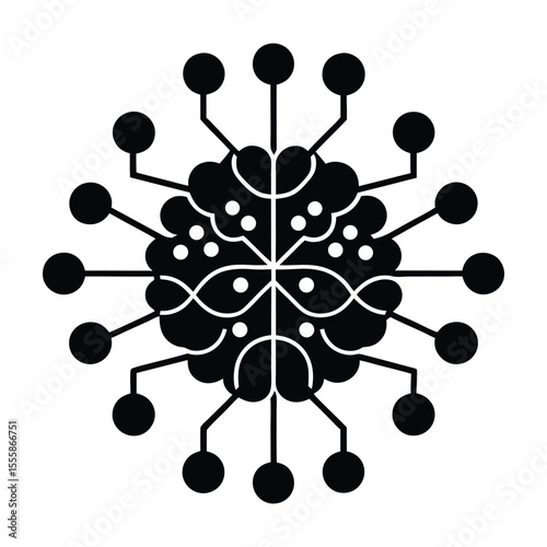 black and white flowers