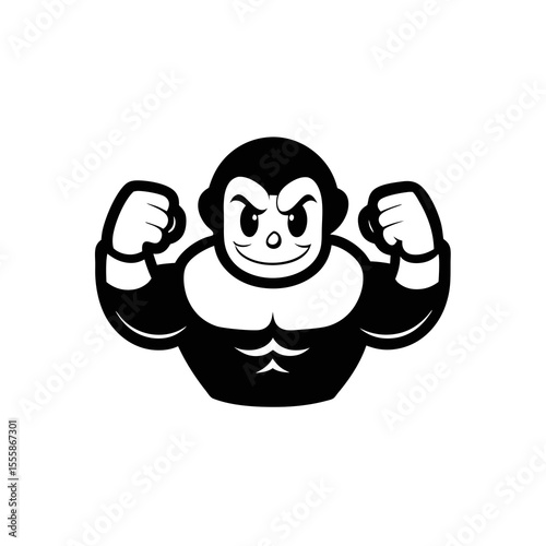  vector illustration of a boxer