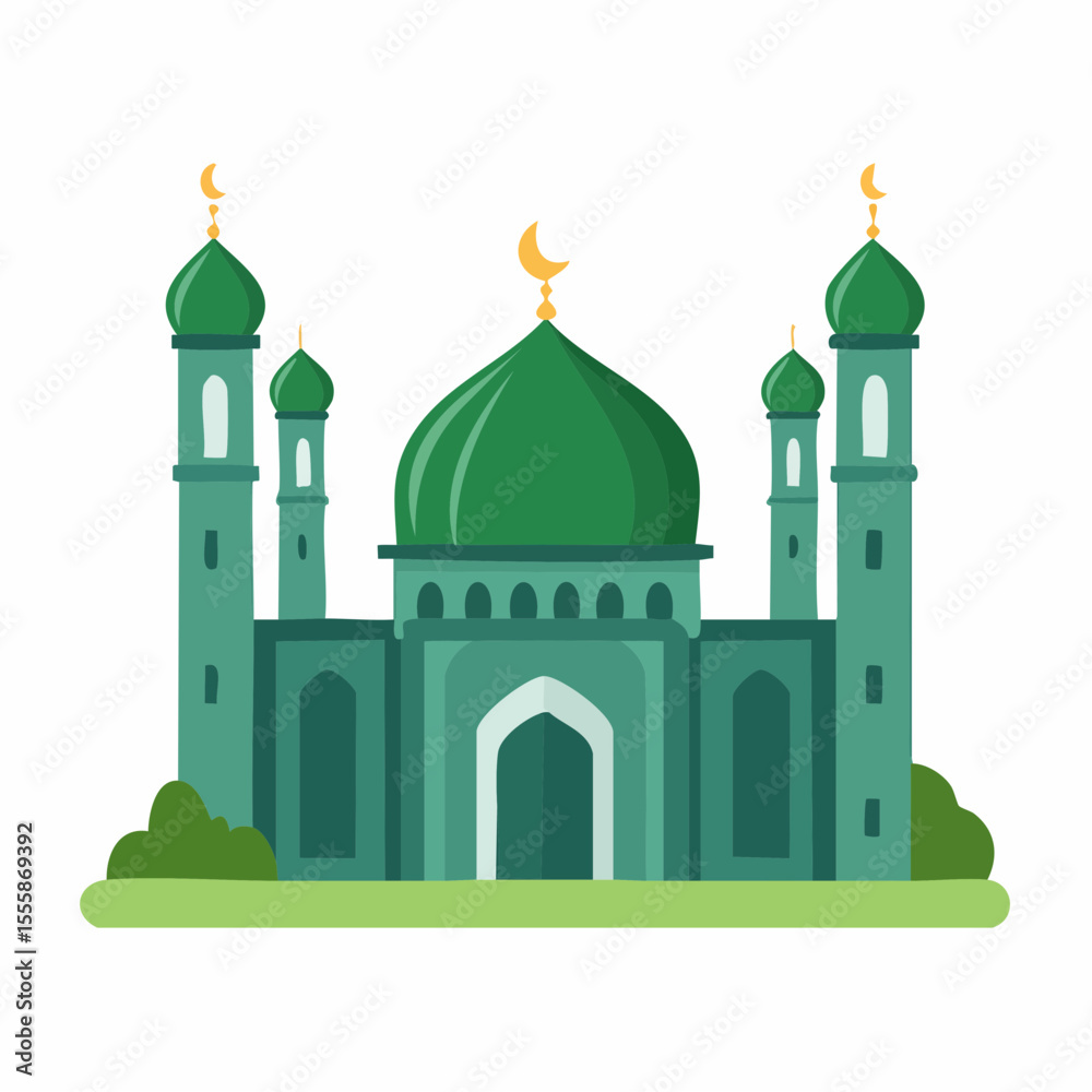 Fototapeta premium mosque vector illustration