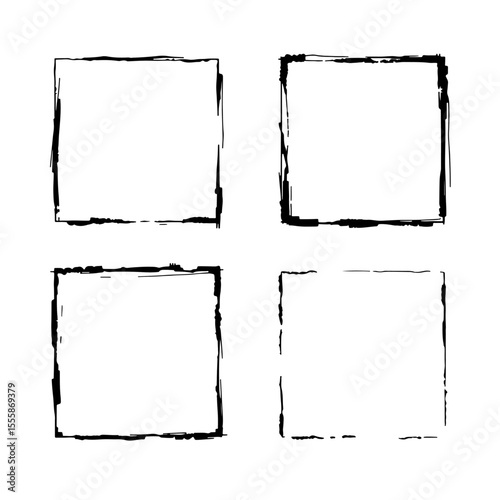 set of grunge papers