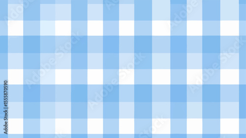 Blue gingham fabric texture