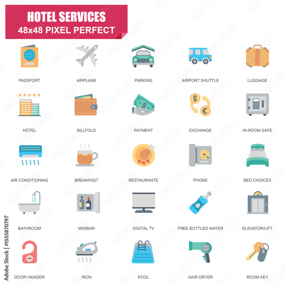 Flat Icons – Minimal Vector Set with Modern Theme Flat Icons – Minimal Vector Set with Modern Theme