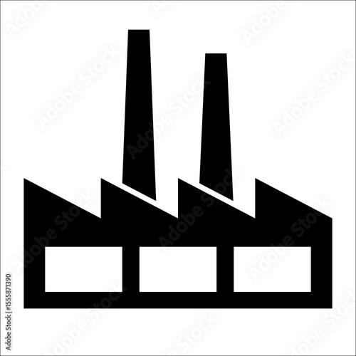 Industriegebiet, Gewerbegebiet - StVo DE, Vektor (SVG)
