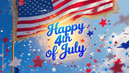 happy 4 july american independece day celebration