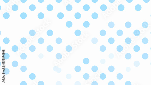 Blue polka dot background white background Vector
