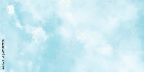 Abstract background of colorful liquid liner. Abstract texture of liquid acrylic.white and sky blue sunny cloudscapes in soft watercolors background texture. creative vintage foggy stains graphic.