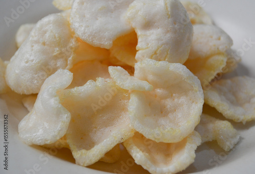 Quadro em tela Photo Of A Plate Of Crackers