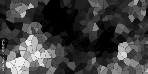 Dark and light gray Geometric Modern creative background.3d Gray Geometric Retro tiles pattern. Gray hexagon ceramic low poly crystal mosaic background. geometric triangle shape.
