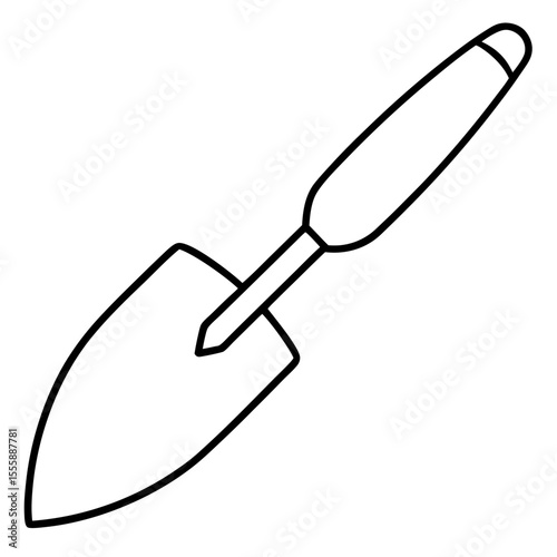 trowel vector illustration