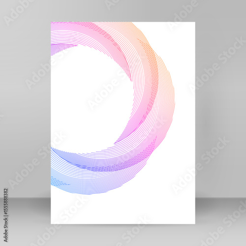 design brochure A4 format advertising, for new product newsletters, technology graphics, report firm, event party Business templates for multipurpose presentation. Easy editable jpg layout
