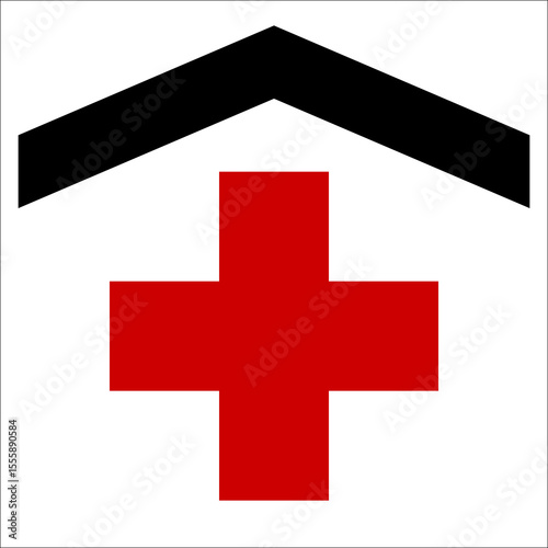 Krankenhaus - StVo DE, Vektor (SVG)