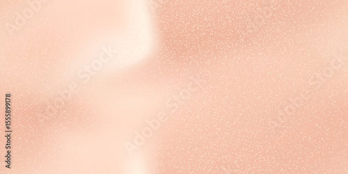 Gradation seamless bg with satin texture peach fuzz color. Aesthetic soft gradient mesh background with noise pattern. Elegant nude pastel fon. Summer wedding backdrop. Vector illustration